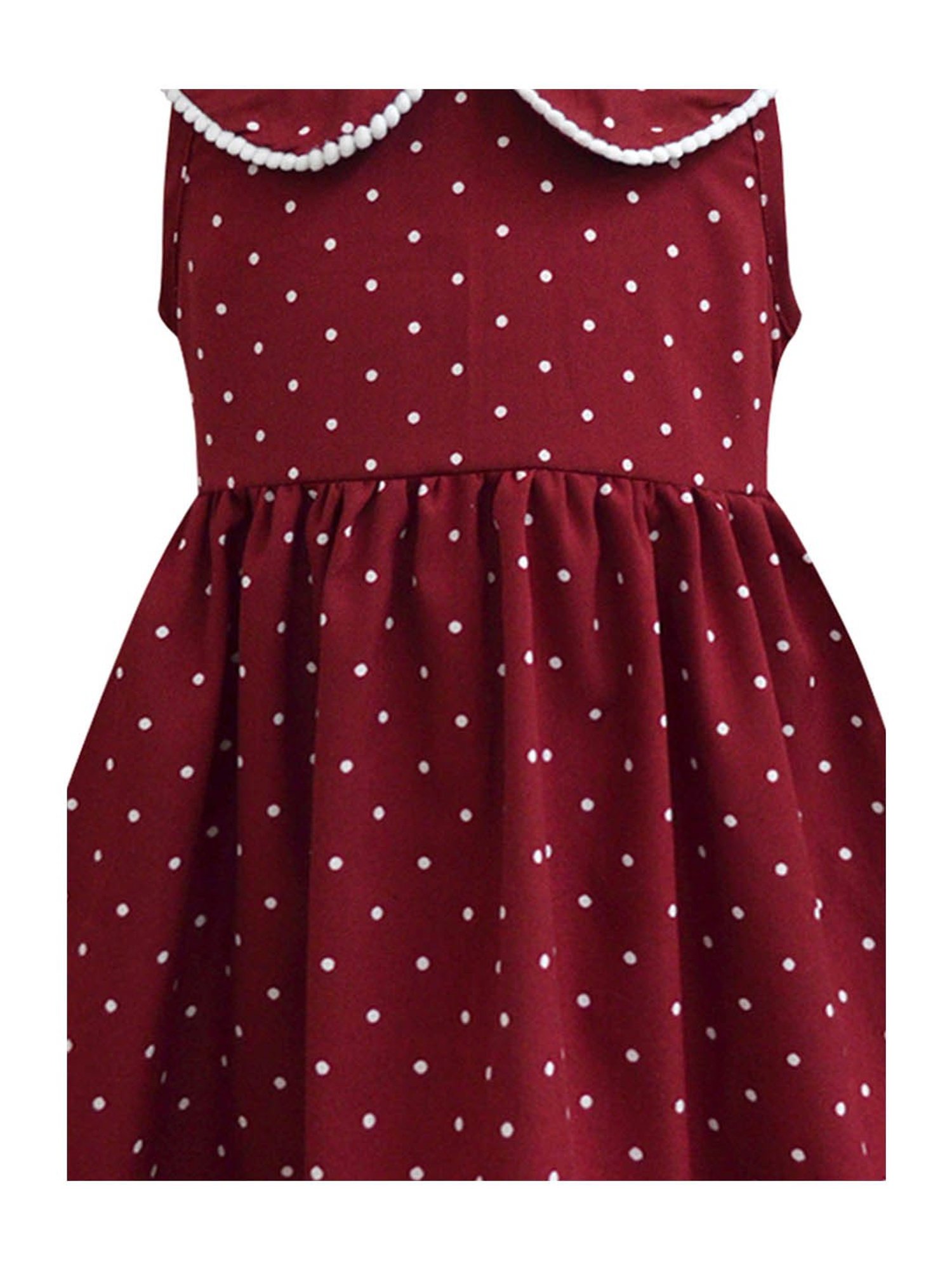 A.T.U.N. Maroon Printed Dress