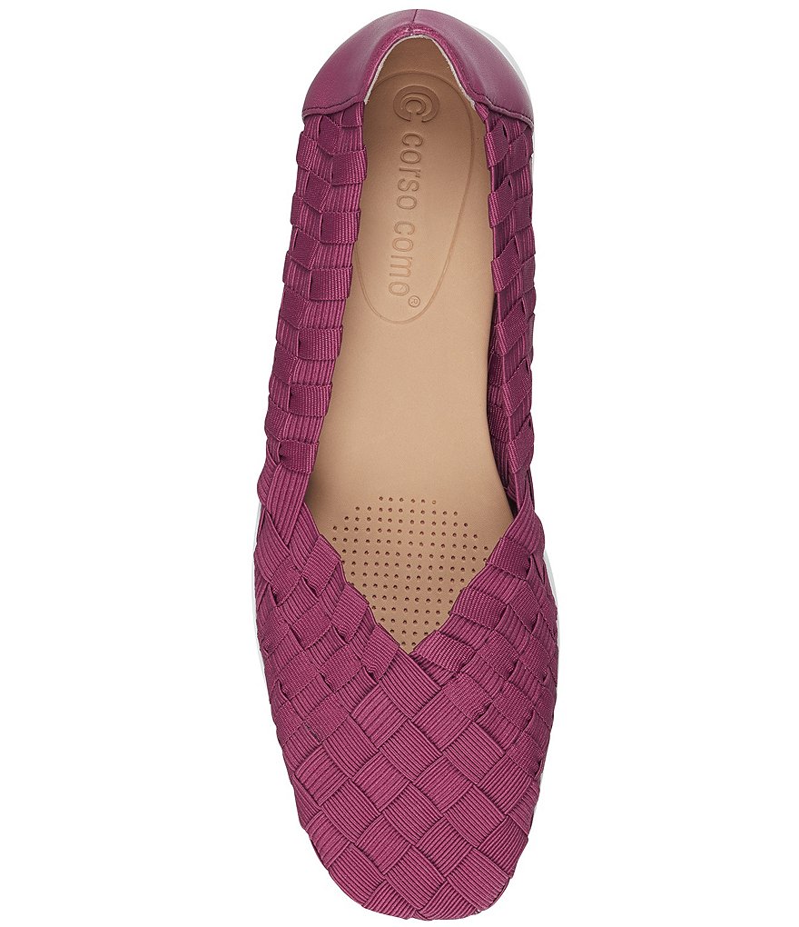 CC Corso Como Illana Woven Elastic Wedge Slip-Ons
