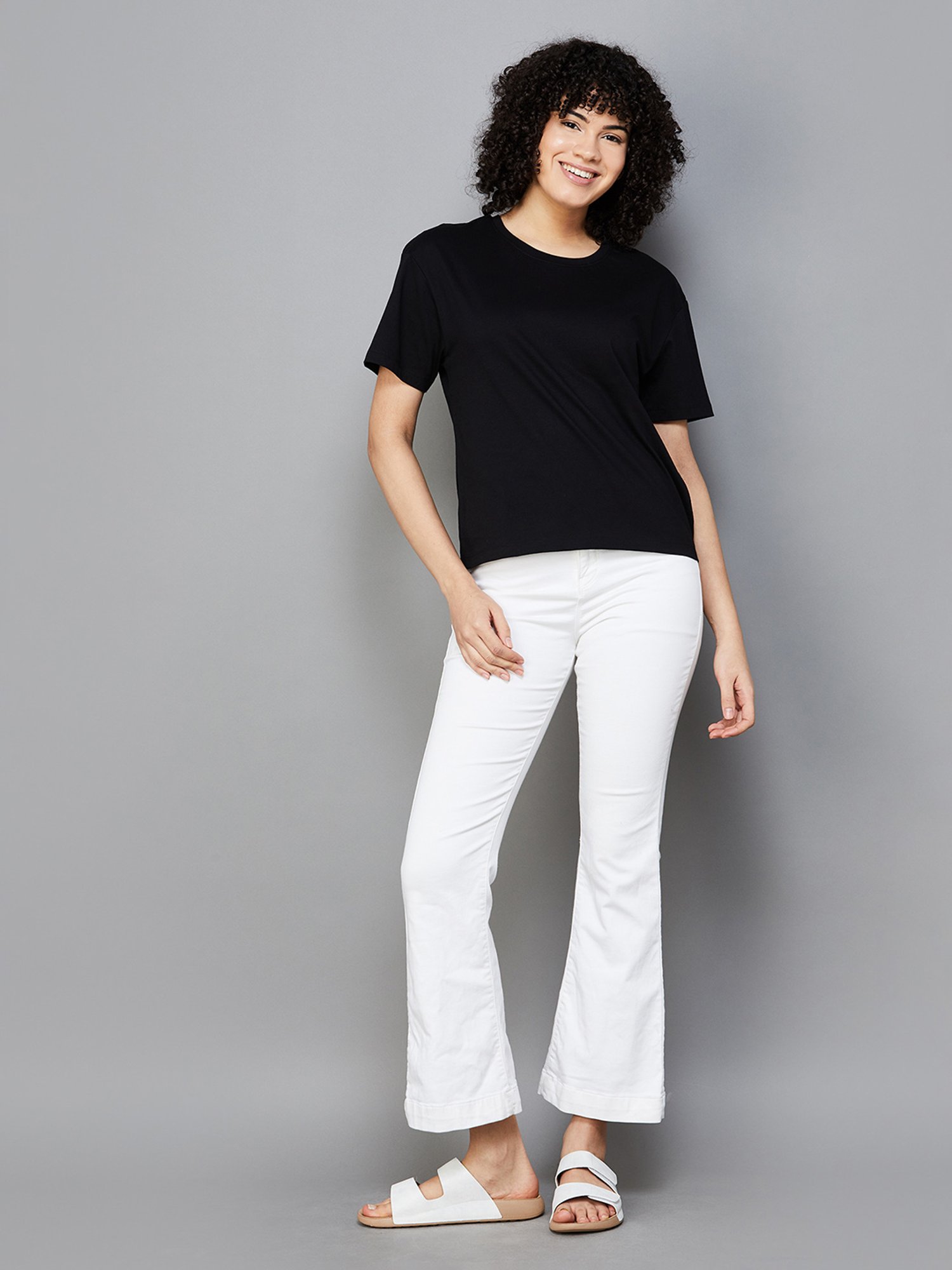 Fame Forever by Lifestyle Black Regular Fit T-Shirt