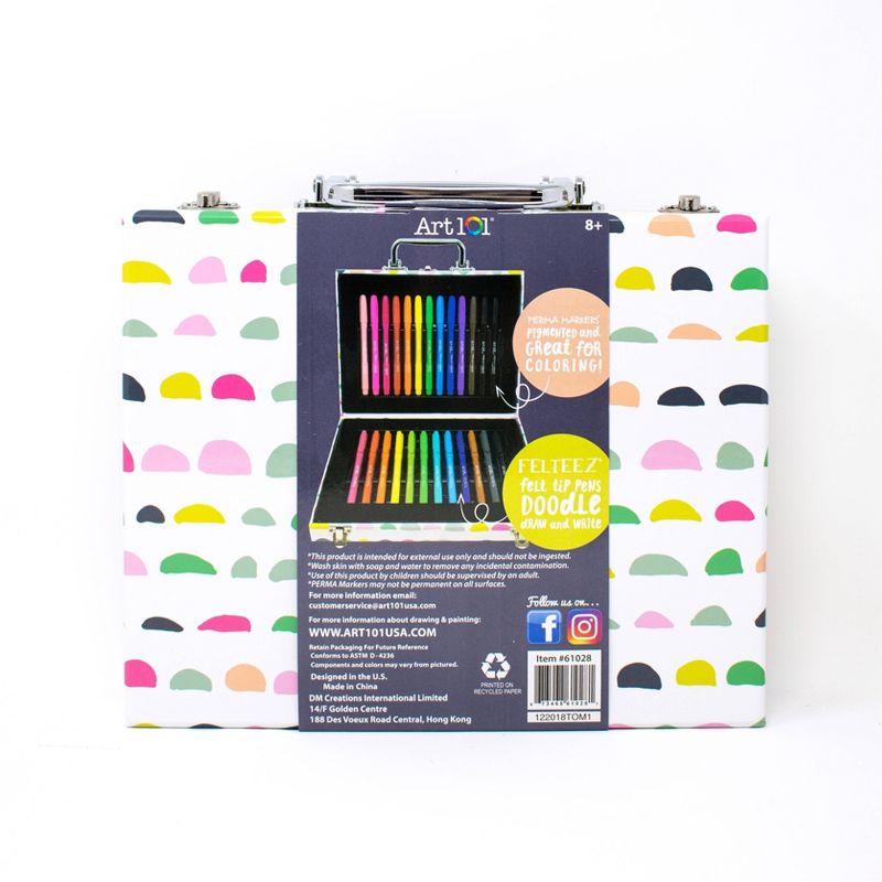 Art 101 36pc Doodle & Color Art Kit