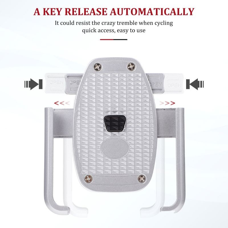 74cm Multifunctional Table Cell Phone Mount Holder 360 Adjustable Universal Gooseneck Smartphone Stand for Desk (Wathet)