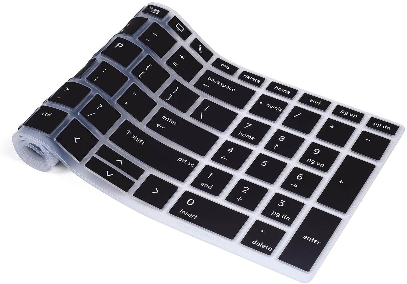 CaseBuy Keyboard Cover for HP EliteBook 850 G5 15.6 / EliteBook 850 G6 15.6 / HP EliteBook 755 G5 15.6 with Pointing HP EliteBook 850 G5 G6 Laptop Cover Accessories Black