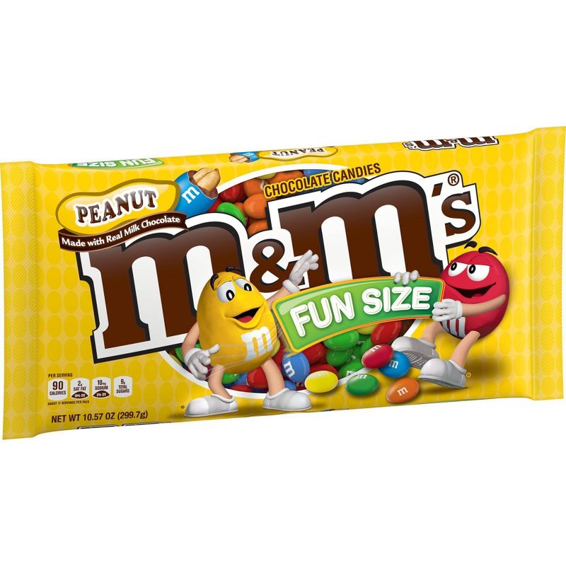 M&M's Peanut Fun Size Chocolate Candies - 10.57oz