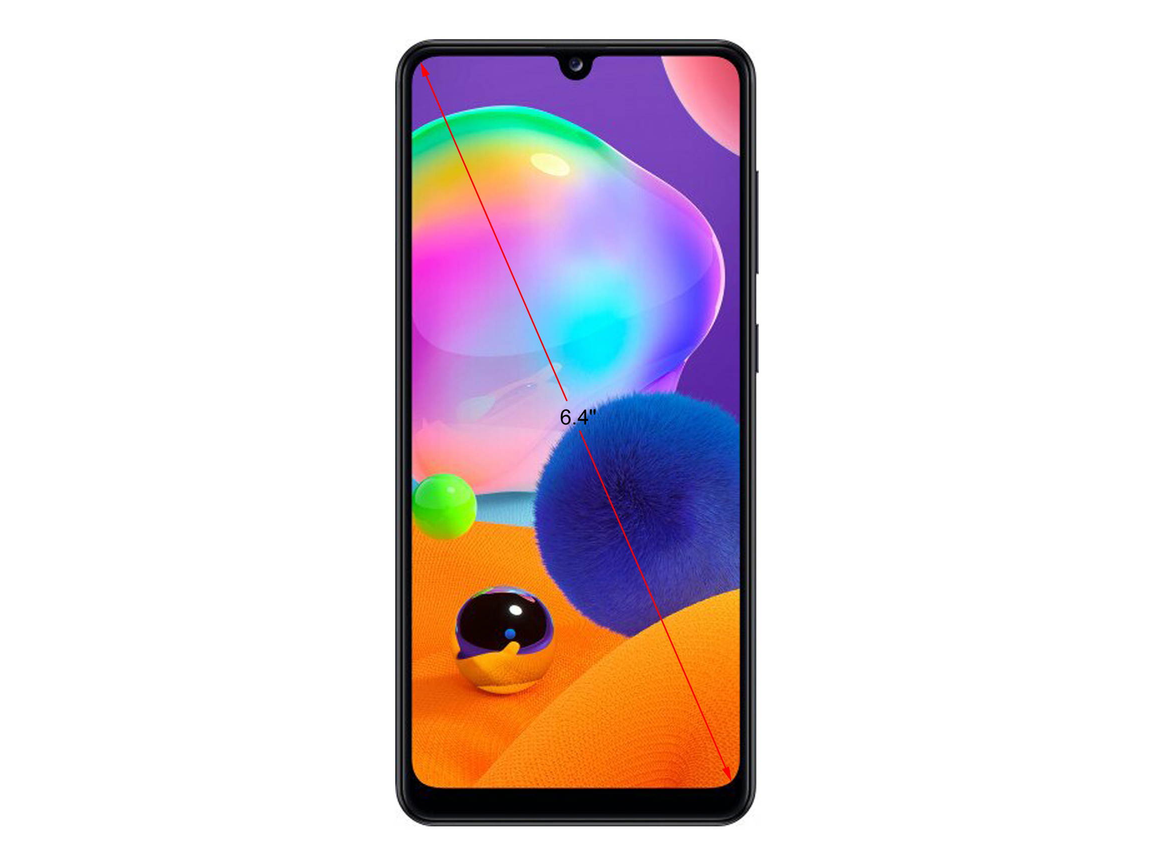 Samsung Galaxy A31 A315G Dual SIM GSM Unlocked Android SmartPhone (International Variant/US Compatible LTE)