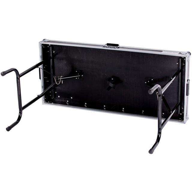 Deejay LED Fly Drive Case Universal Fold Out DJ Table 48" x 21" x 30"