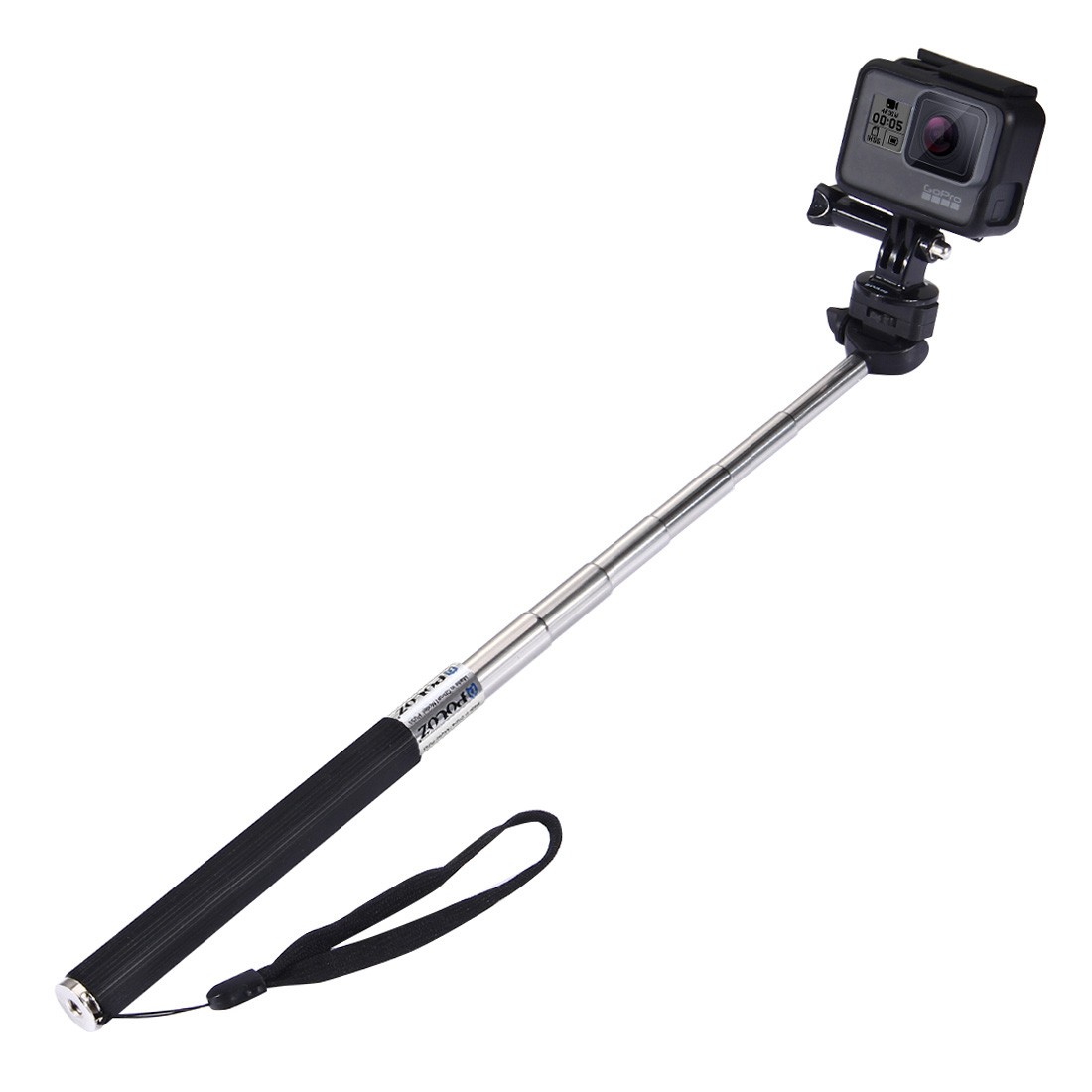 PULUZ Extendable Handheld Selfie Monopod for GoPro NEW HERO /HERO7 /6 /5 /5 Session /4 Session /4 /3+ /3 /2 /1, DJI Osmo Action, Xiaoyi and Other Action Cameras, Length: 22.5-100cm