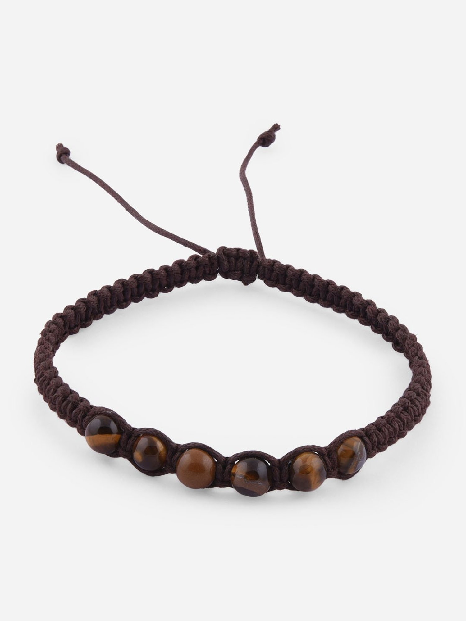 The Bro Code Black Multipack Elasticated Semi Precious Beaded Bracelet for Men - Set of 3