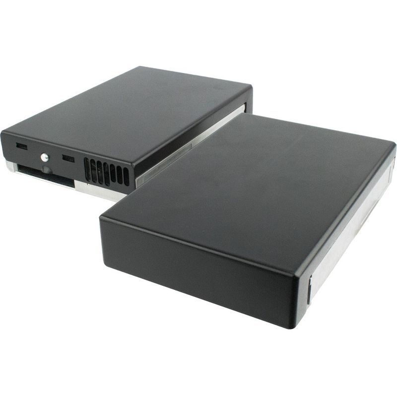 CRU Data Express DX175 Drive Bay Adapter for 5.25" 6Gb/s SAS, Serial ATA/600 - Serial ATA/600, 6Gb/s SAS Host Interface Internal - Black