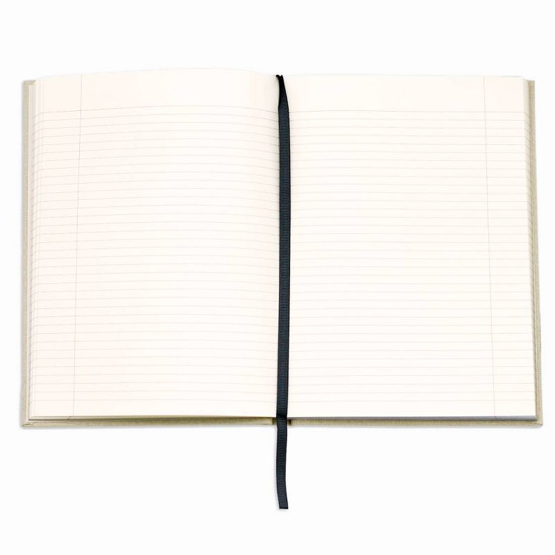 Ruled Linen Journal Note To Self Cream - Wit & Delight