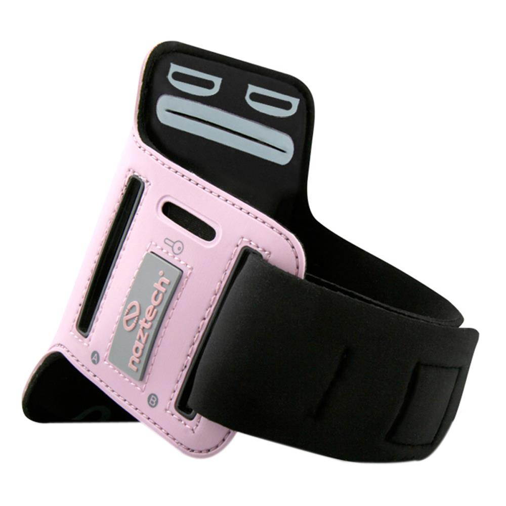 Naztech Universal Sports Armband for Most Large Smartphones - Pink - Retail (12211)