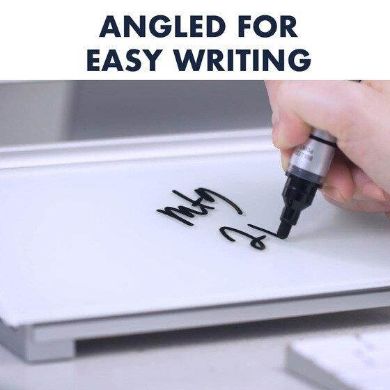 Quartet Glass Dry Erase Desktop Computer Pad, 18 X 6, White GDP186