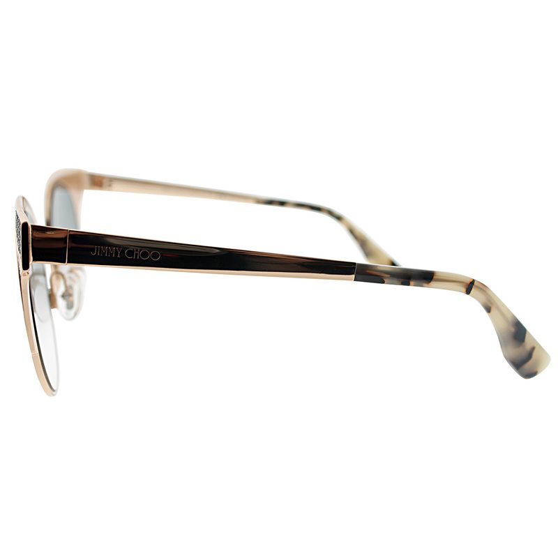 Jimmy Choo  PSW Womens Fashion Sunglasses Black Rose Gold 51mm