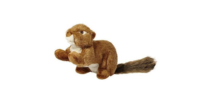 Fluff & Tuff Red the Squirrel, Large Plush Dog Toy, Squeakerless