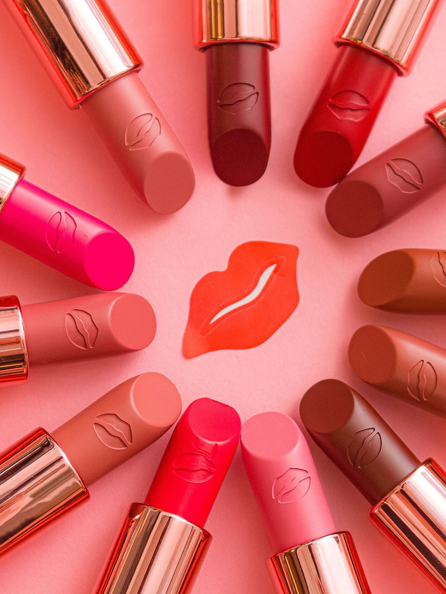 Makeup Revolution Satin Kiss Lipstick Ruby - 3.5 gm