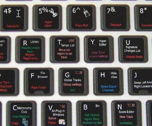 NEW LOGIC 8 STICKER FOR KEYBOARD ON BLACK BACKGROUND WORKS WITH APPLE