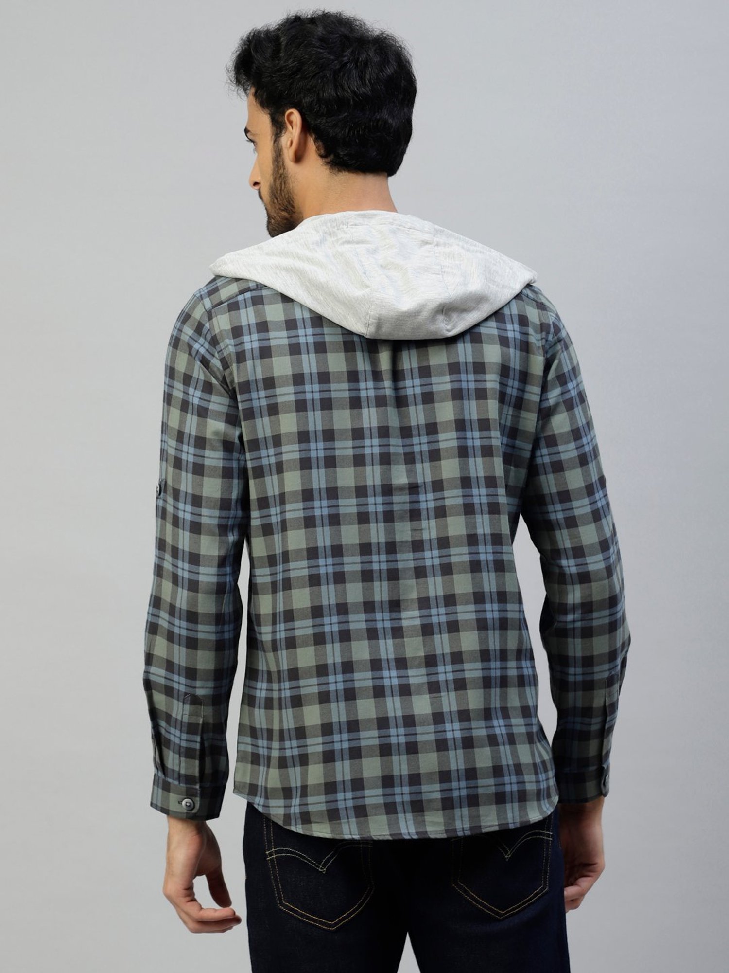 Don Vino Multicolor Slim Fit Check Shirt