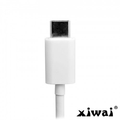 Xiwai USB Type C USB-C to Dual A Male Extra Power Data Y Cable for Cell Phone & Hard Disk