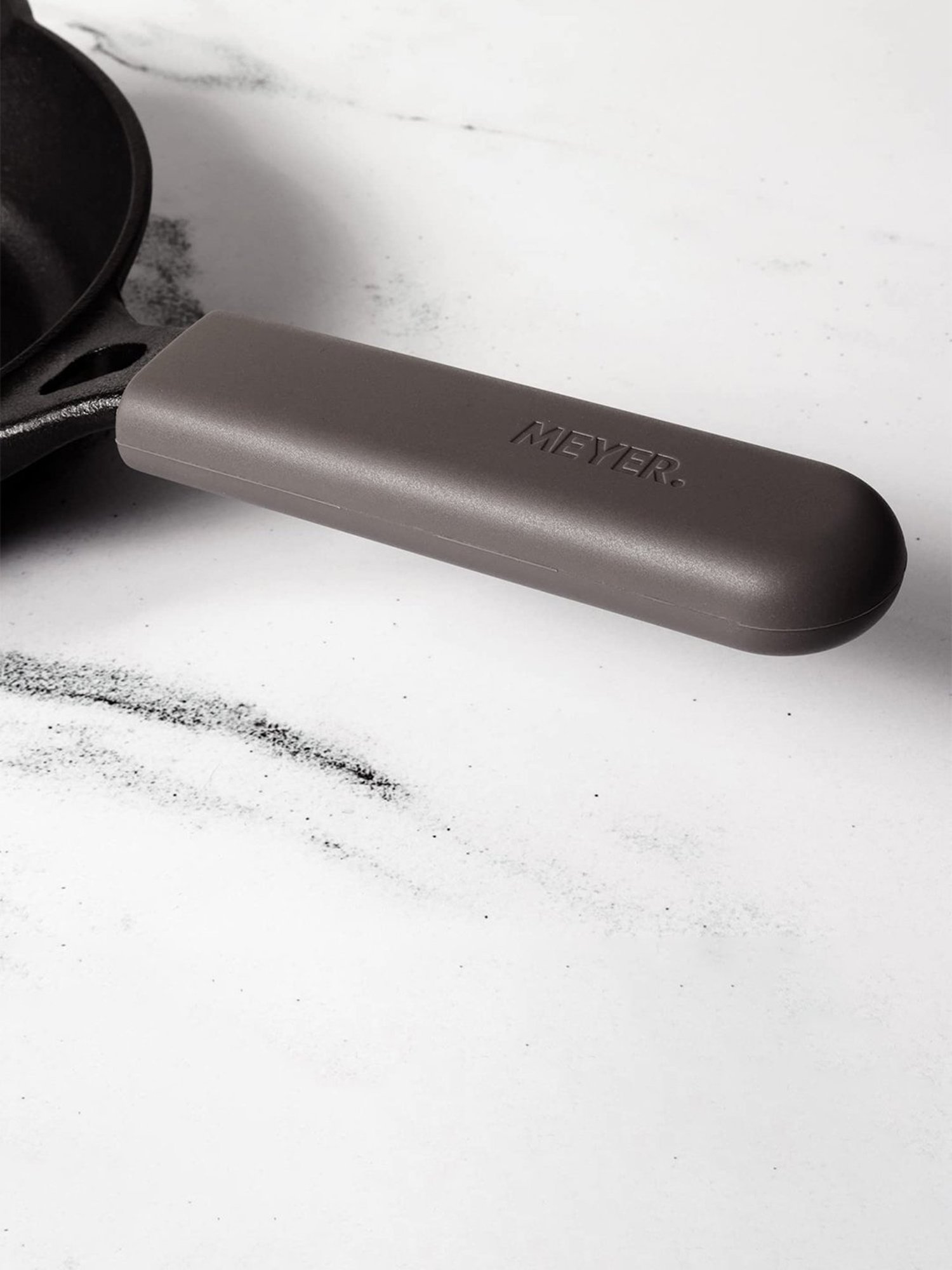 Meyer Cast Iron Silicone Hot Handle Holder, Brown