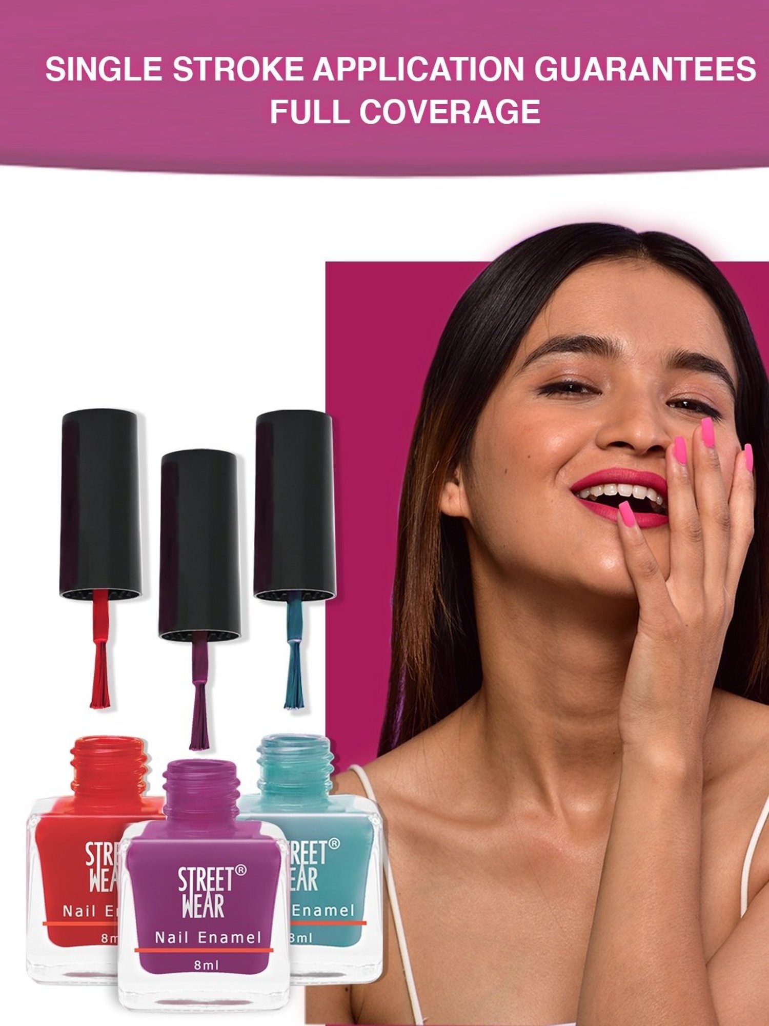 Street Wear Gloss Nail Enamel Fine Grey - 8 ml