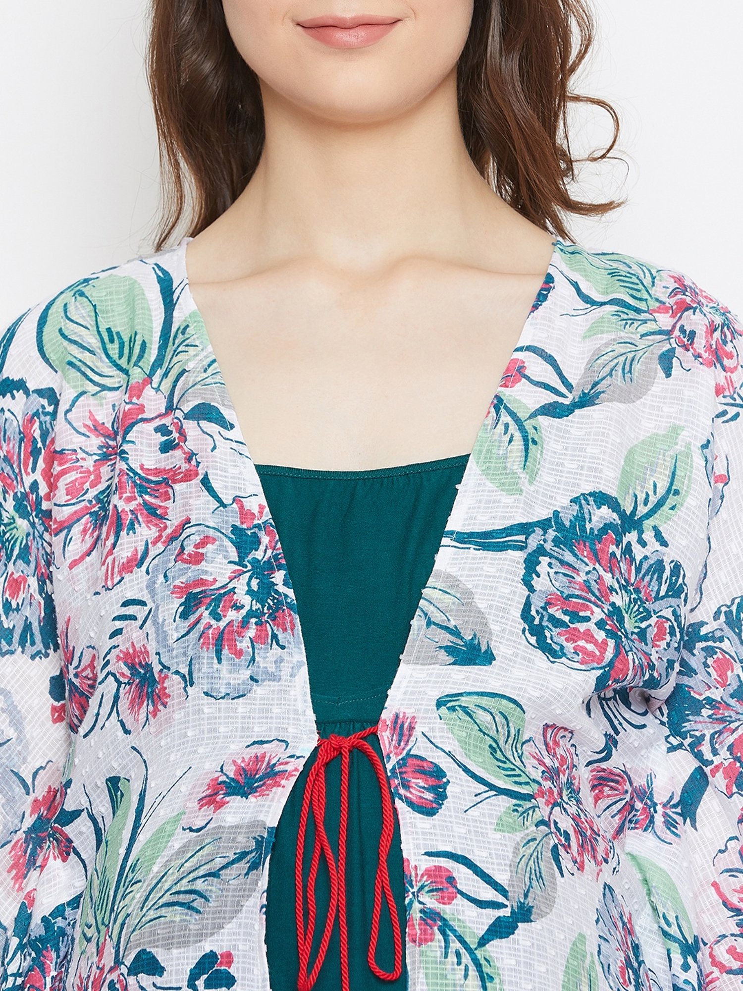 Mine4Nine Multicolor Printed Maternity Kurta