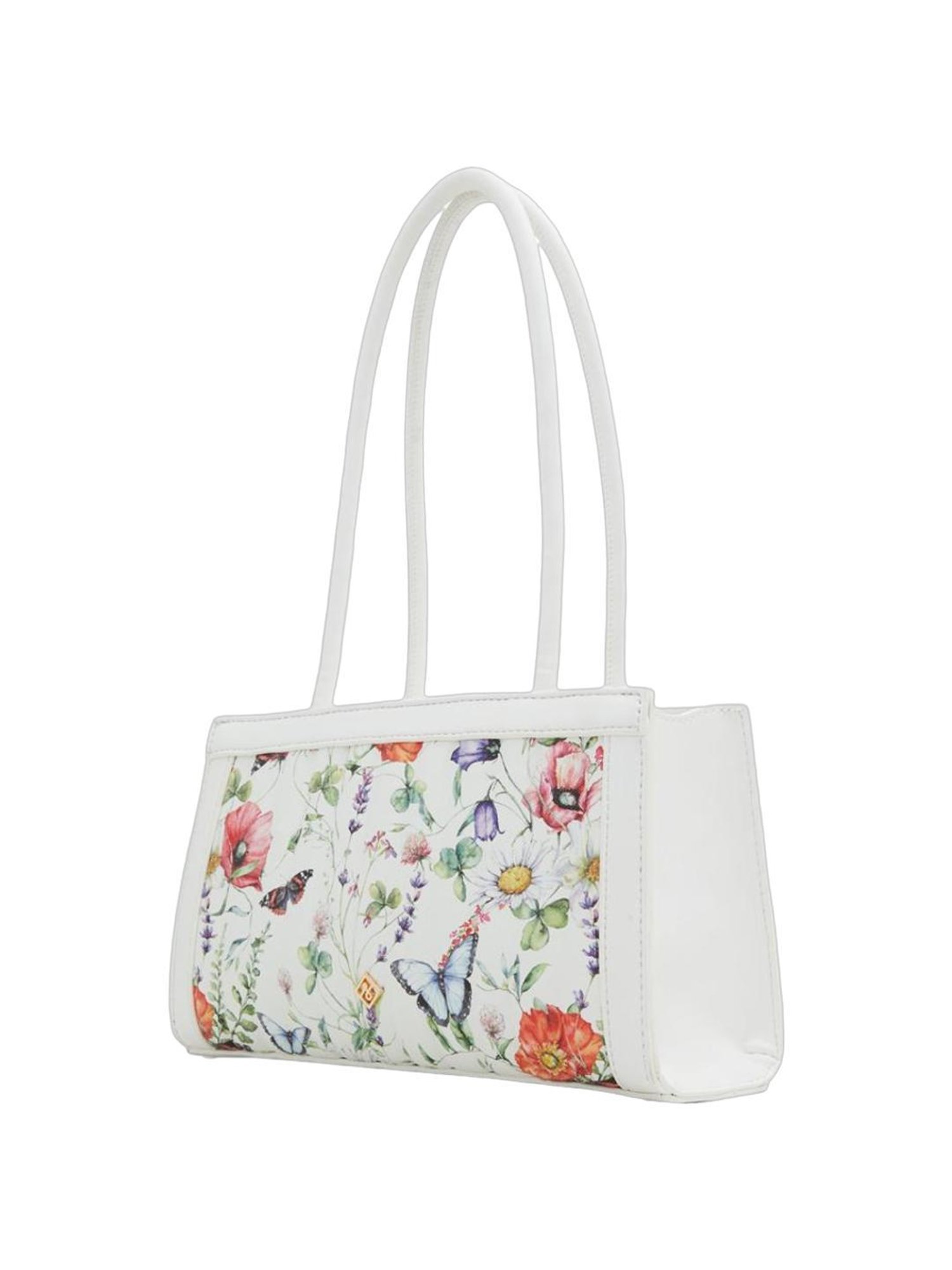 Call It Spring White Printed Shoulder Handbag
