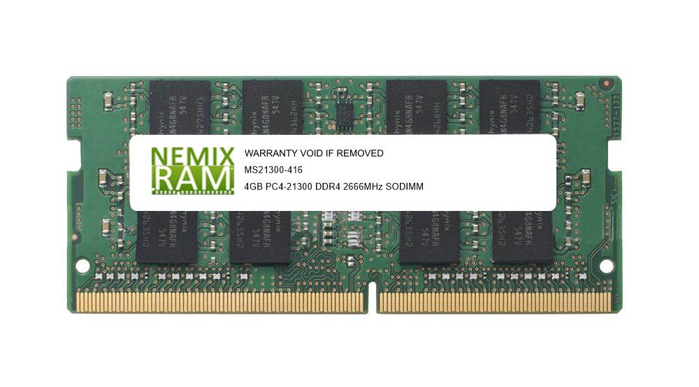 4GB DDR4 2666 (PC4 21300) 1Rx16 SODIMM Laptop Memory RAM