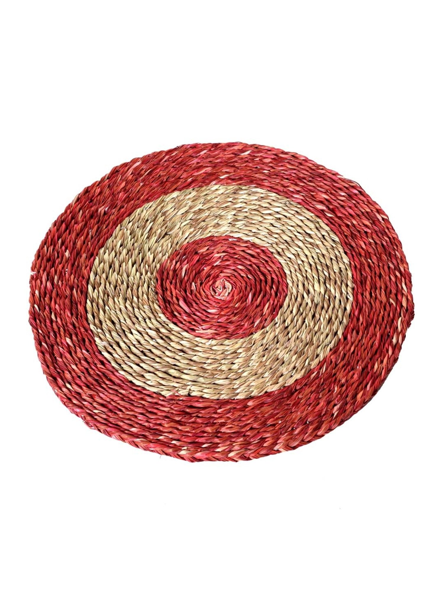 Karo Tapi Printed Multicolor Wood Coasters - Set of 6