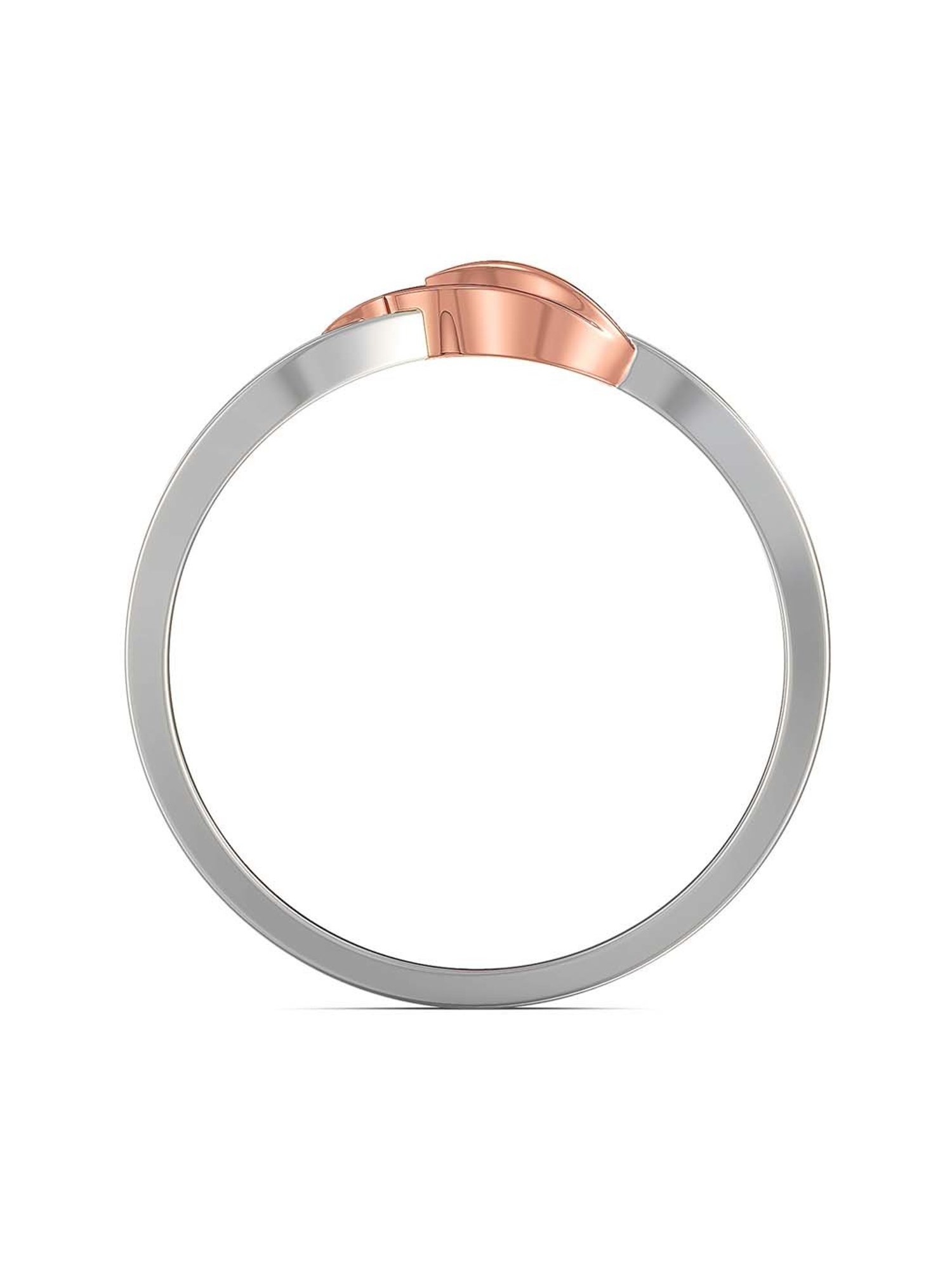 Joyalukkas Polished Extravagant Men's Platinum Ring