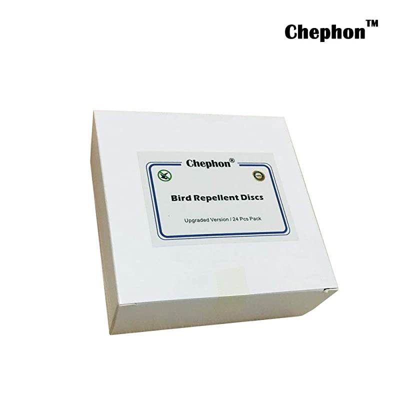 Upgraded Bird Repellent Discs Set Large 24PCS Pack Highly Reflective DoubleSided Bird Repellent Scare Disks Better Bird Deterrent Product to Keep All Birds Away Like Woodpecker and Pigeon