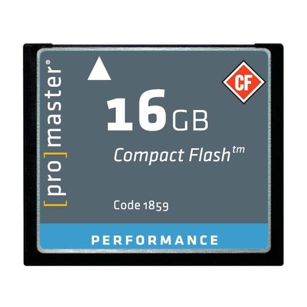 Promaster Performance 16GB Compact Flash Card, 150X