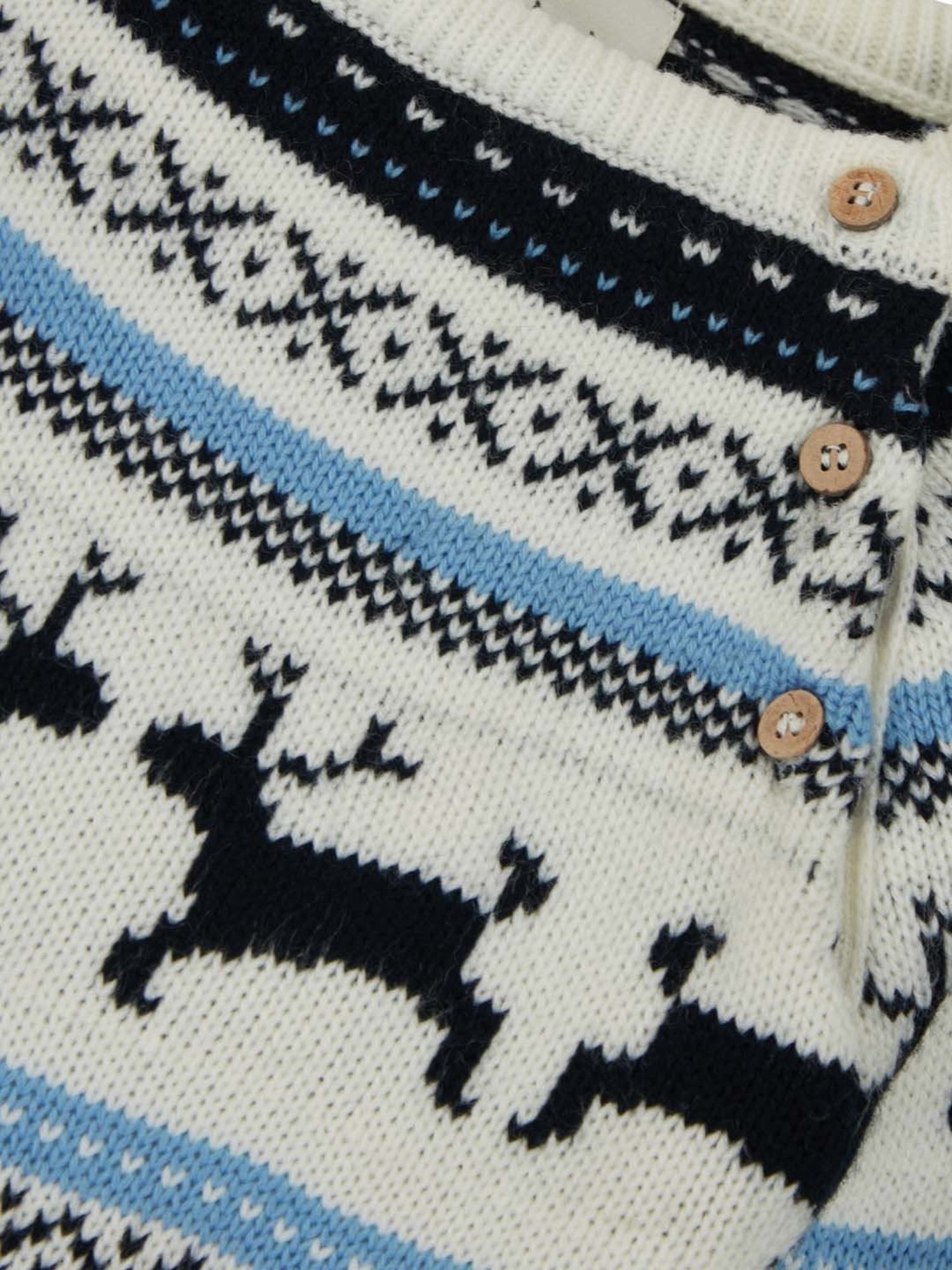 GJ baby Kids White & Black Cotton Printed Full Sleeves Sweater