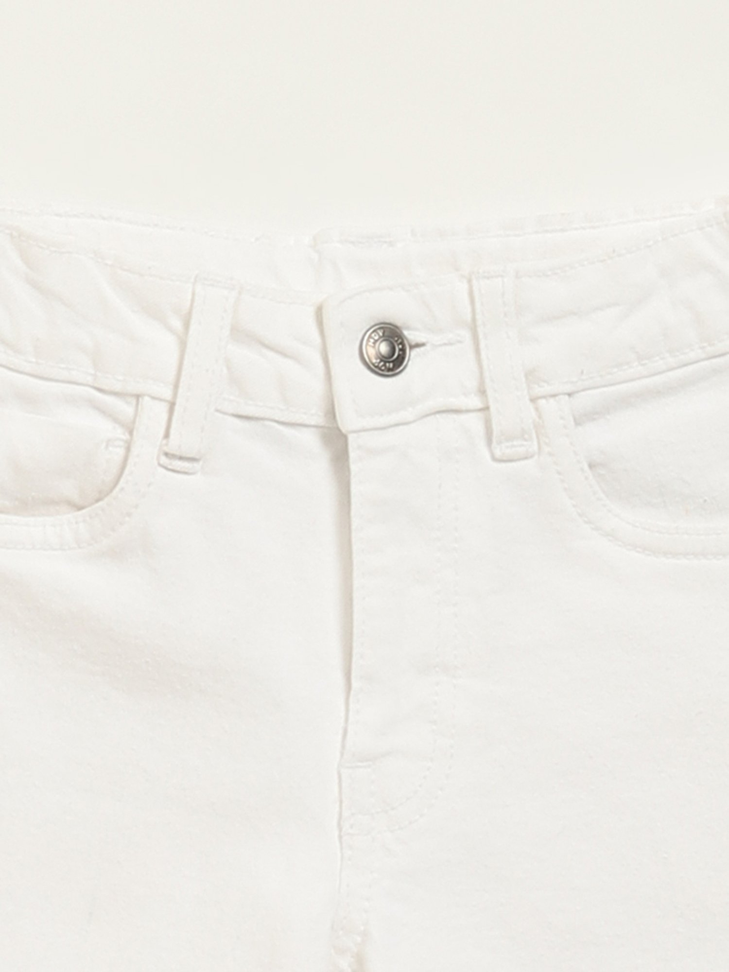 HOP Kids by Westside White Mid Rise Shorts