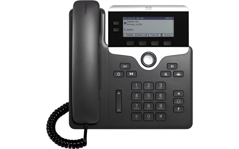Cisco 7821 IP Phone - Wall Mountable - 2 x Total Line - VoIP - Caller ID - SpeakerphoneEnhanced User Connect License, Unified Communications Manager