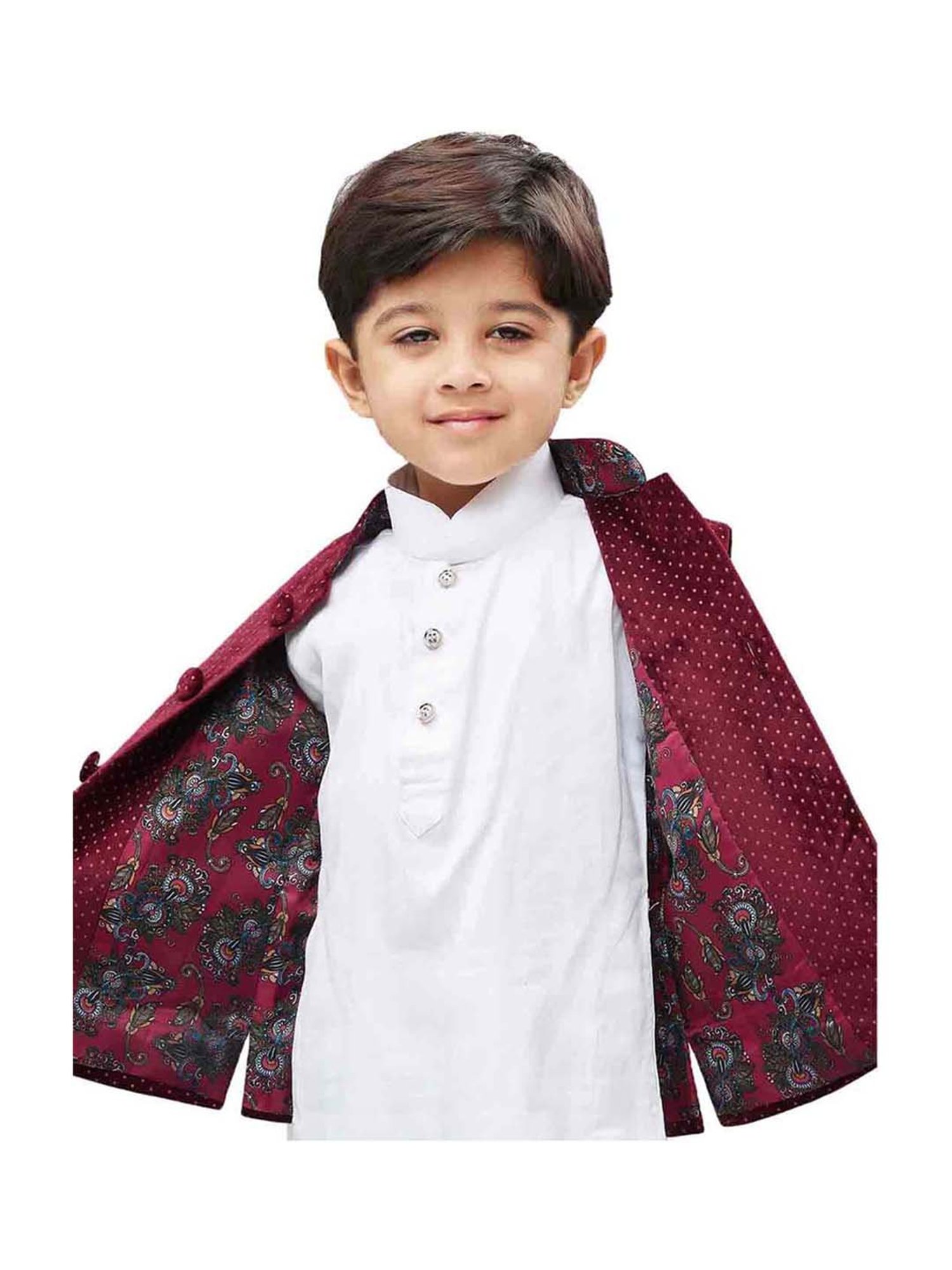 Crimsoune Club Kids Mint Solid Full Sleeves Blazer