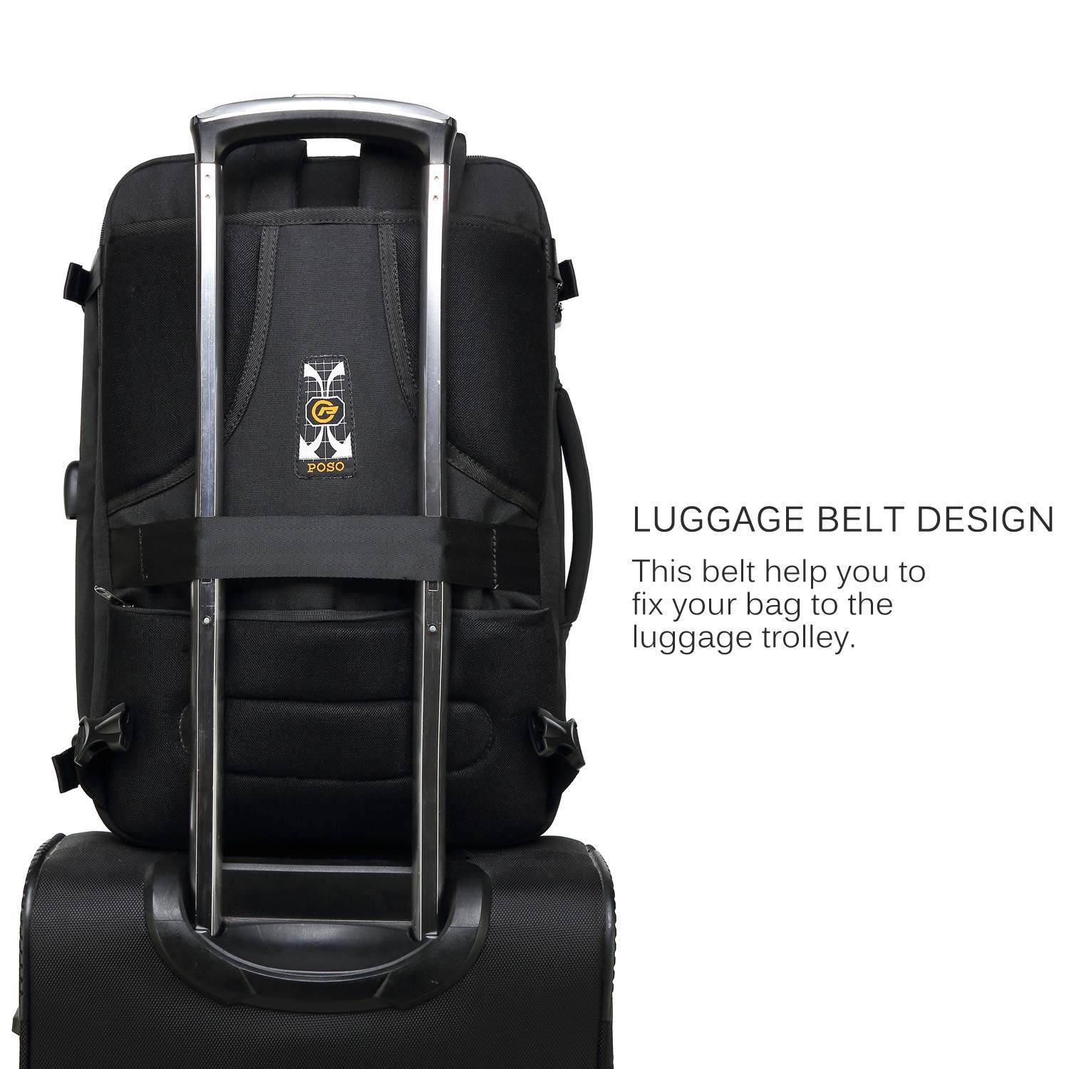 LUOM Laptop Backpack 15.6 Inch Stylish School Computer Backpack Casual Daypack Laptop Bag Water Repellent Nylon Business Bag Tablet with USB Port for Travel/Business/College/Women/Men-Gray