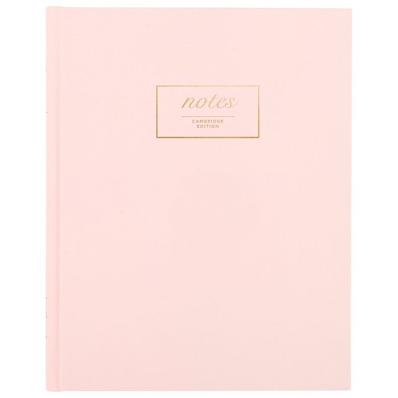 Lined Journal Work Style Medium Hardcover Casebound Petal Pink - Cambridge