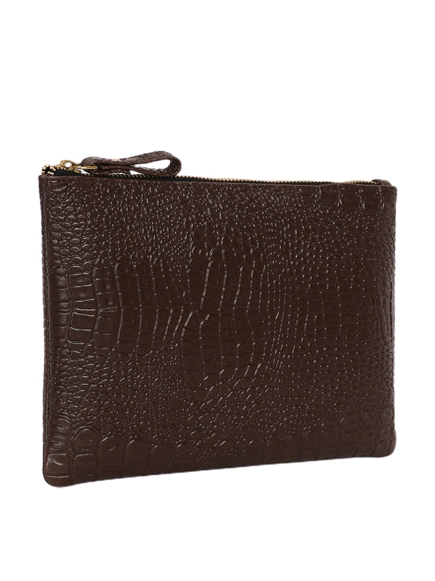 Bagsy Malone Brown Textured Small Pouch