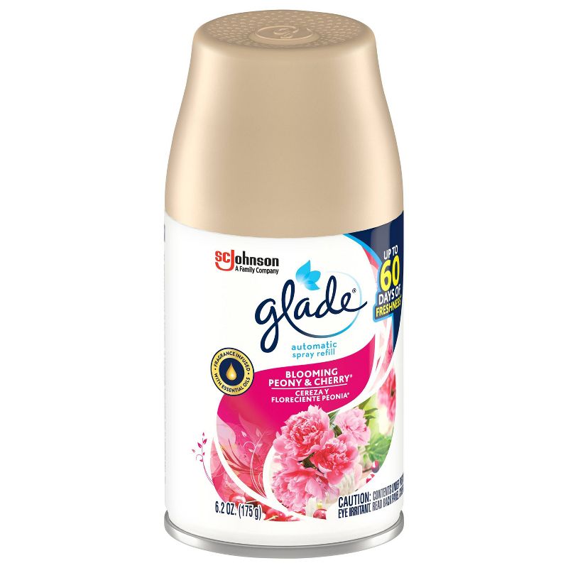 Glade Peony Cherry Automatic Spray Refill - 6.2oz