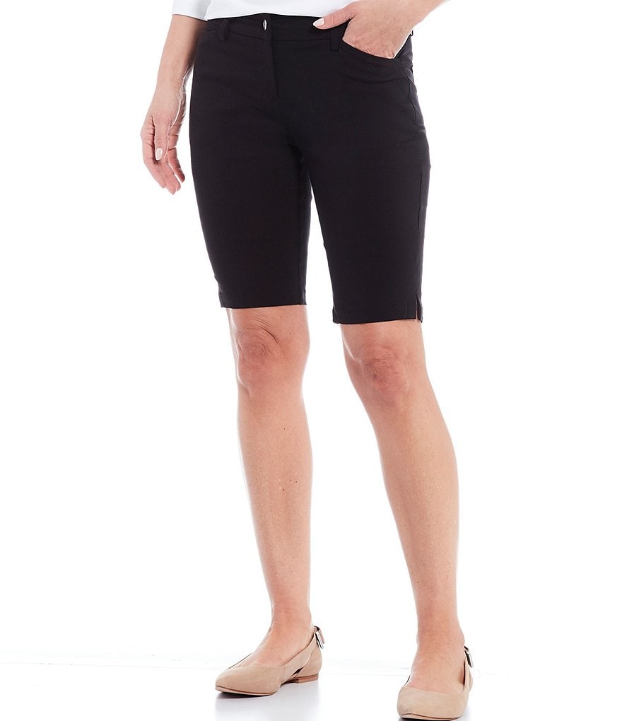 Westbound Petite Size the PARK AVE fit Indigo Skimmer Shorts