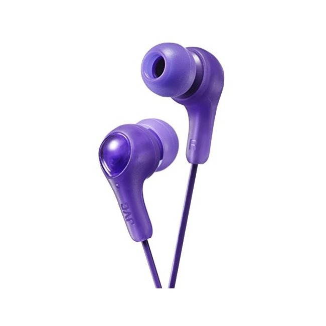 JVC HA-FX7 Gummy Plus In-Ear Headphone without Mic - Black - HAFX7B