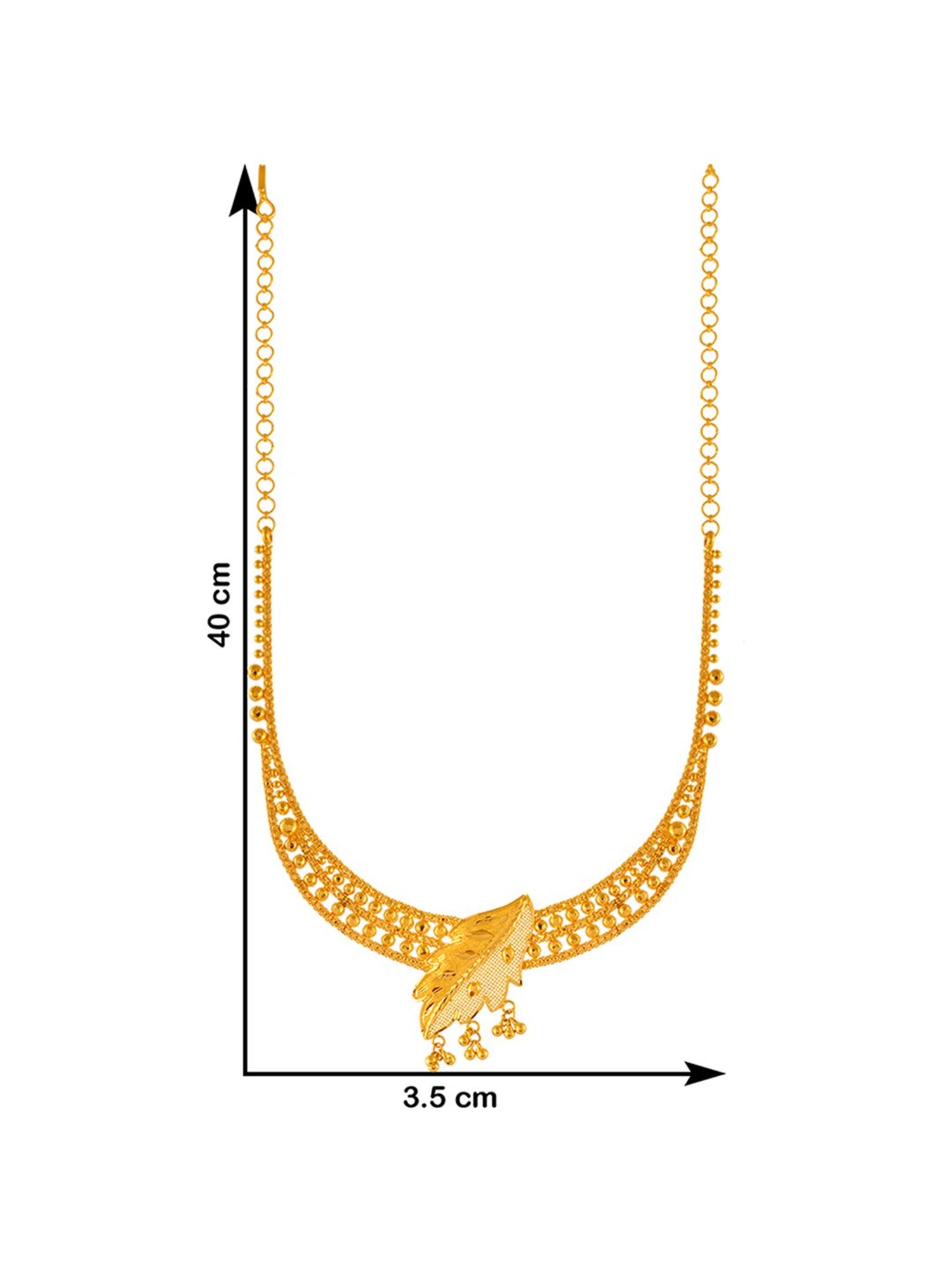 Malabar Gold and Diamonds 22k Gold Necklace for Women