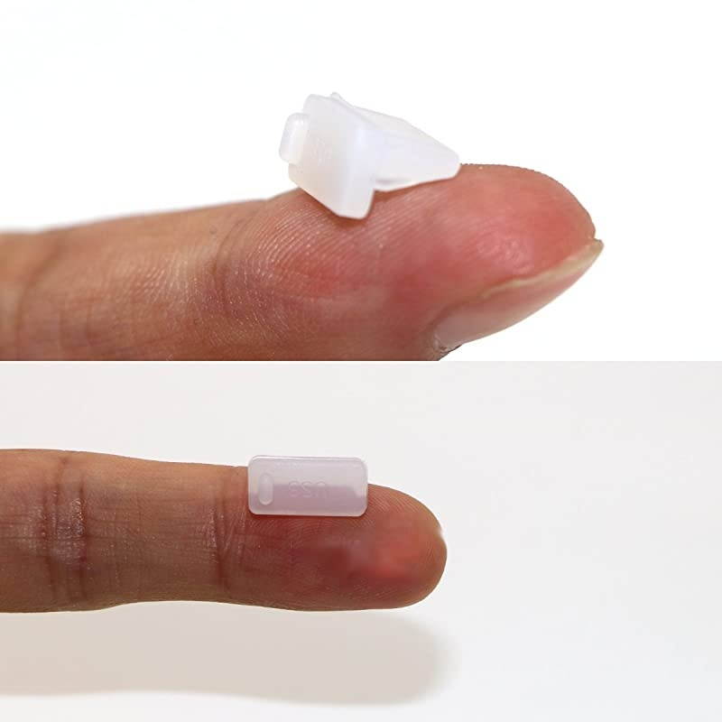 50 PCS Clear Silicone USB Port Cover Anti Dust Protector for USB TypeA Female End 50 PCS Clear