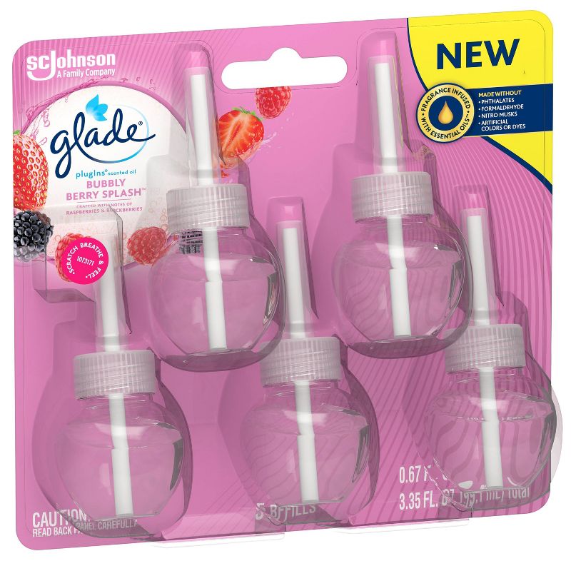 Glade Bubbly Berry Splash PlugIns Refill - 5ct