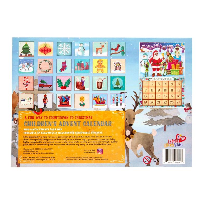 Little Likes Kids Children's Advent Calendar Santa
