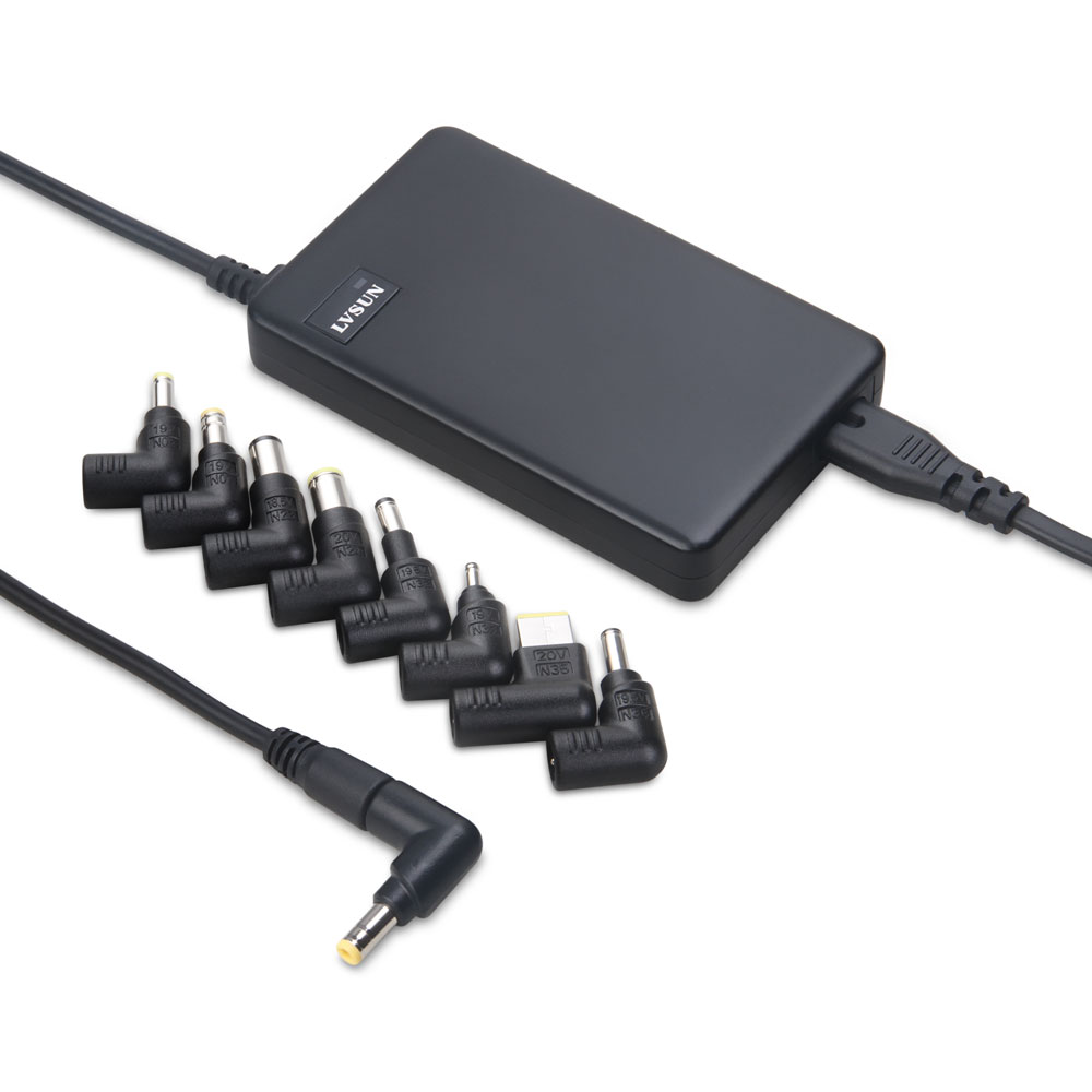 LVSUN Universal 90w Laptop AC Adapter Charger Toshiba 15v, Ibm/lenovo Thinkpad 20v, Sony/fujitsu 16v, Hp/compaq 18.5v, Acer Delta 19v, Hp, Fujitsu, Gateway, Toshiba, Liteon, Samsung, Sony, Dell, Etc