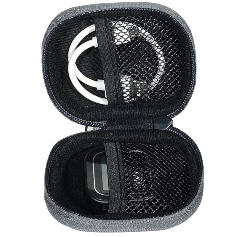case for Golf GPS Like GolfBuddy Voice Voice 2 Bushnell NeoGhost Garmin 0100195900 Approach G10Mesh Pouches on Both lid and Base for GPS and Cable separatedly Polyester Gray