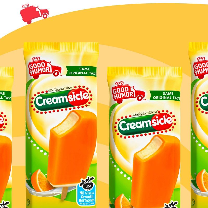 Good Humor 100 Calories Frozen Creamsicle Bar - 6ct