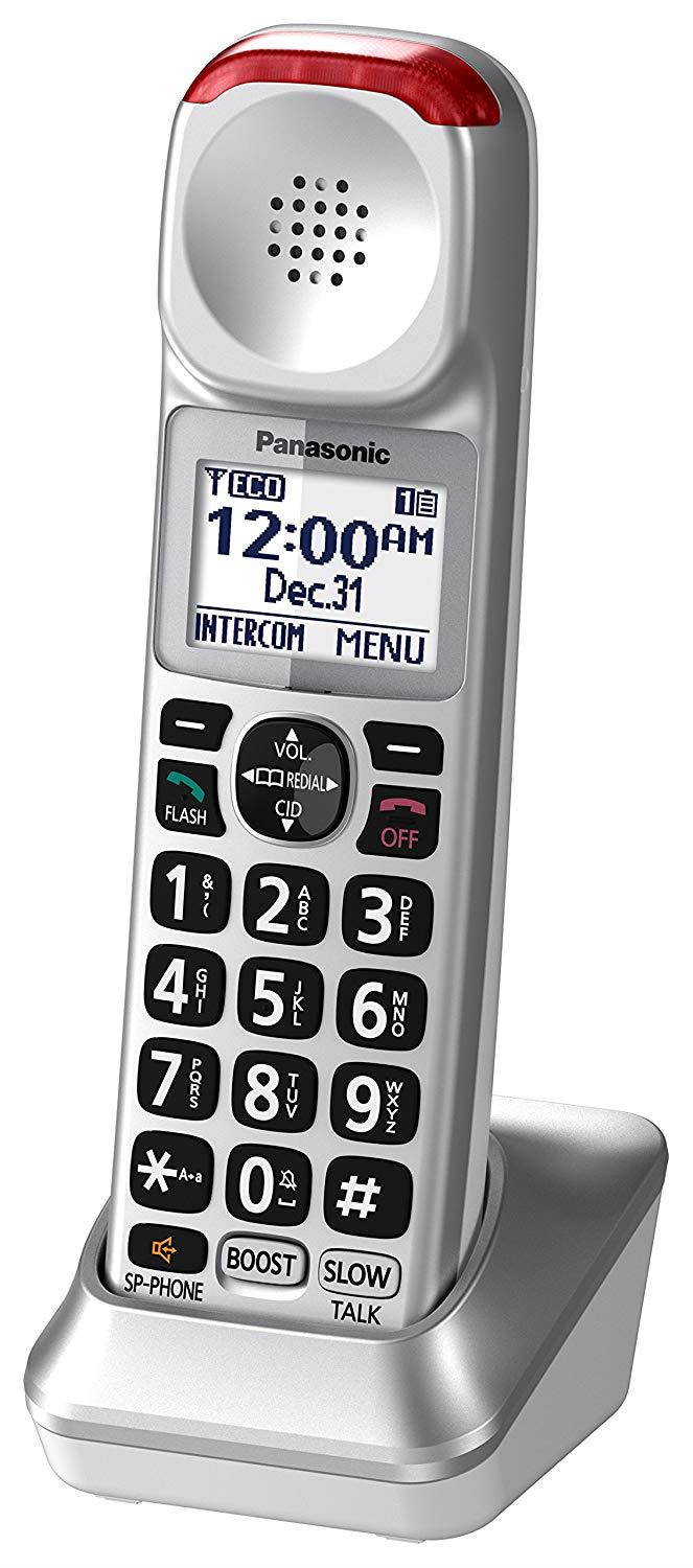 Panasonic KX-TGMA45S Amplified Additional Cordless Handset for KX-TGM450S, Silver