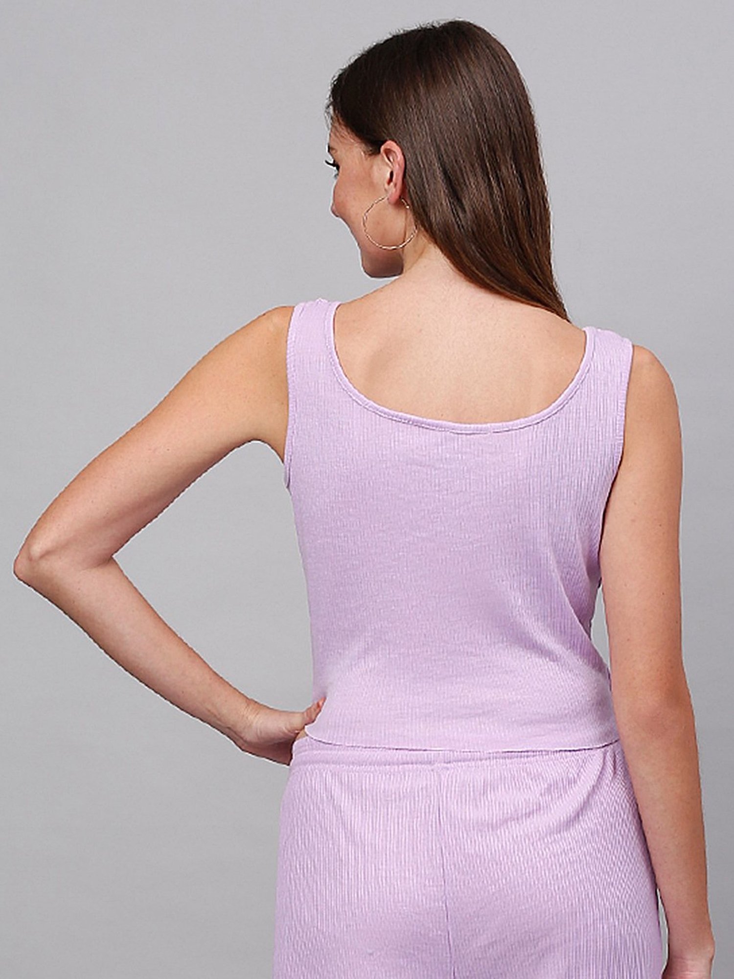 NEUDIS Lavender Crop Top