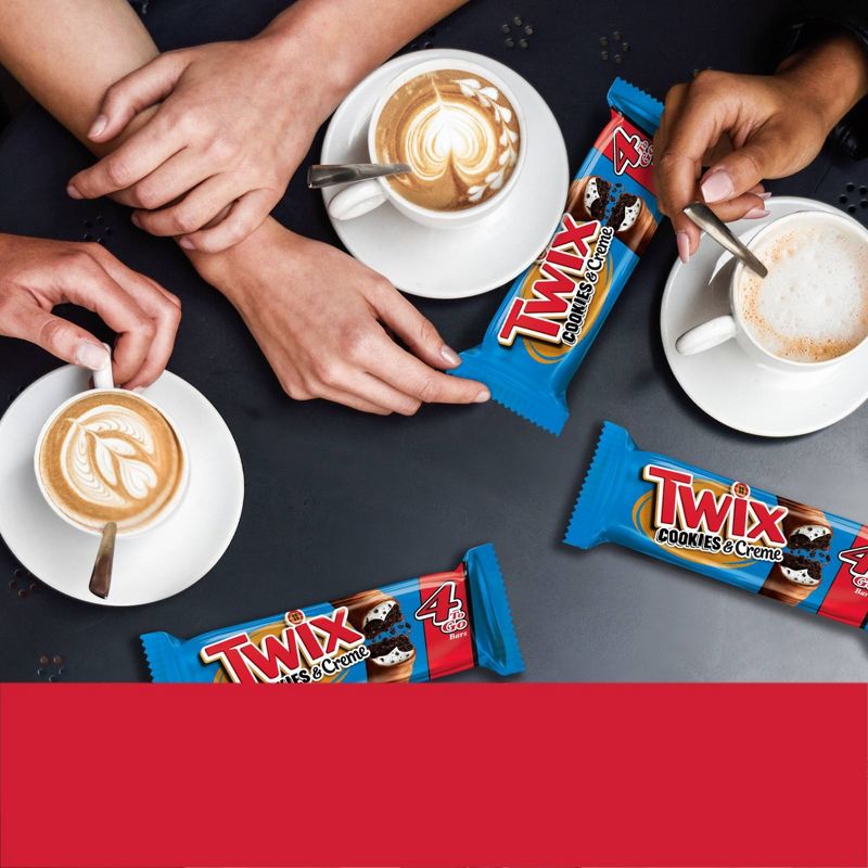 TWIX Cookies & Creme Chocolate Cookie Bar Candy - 2.72Oz.